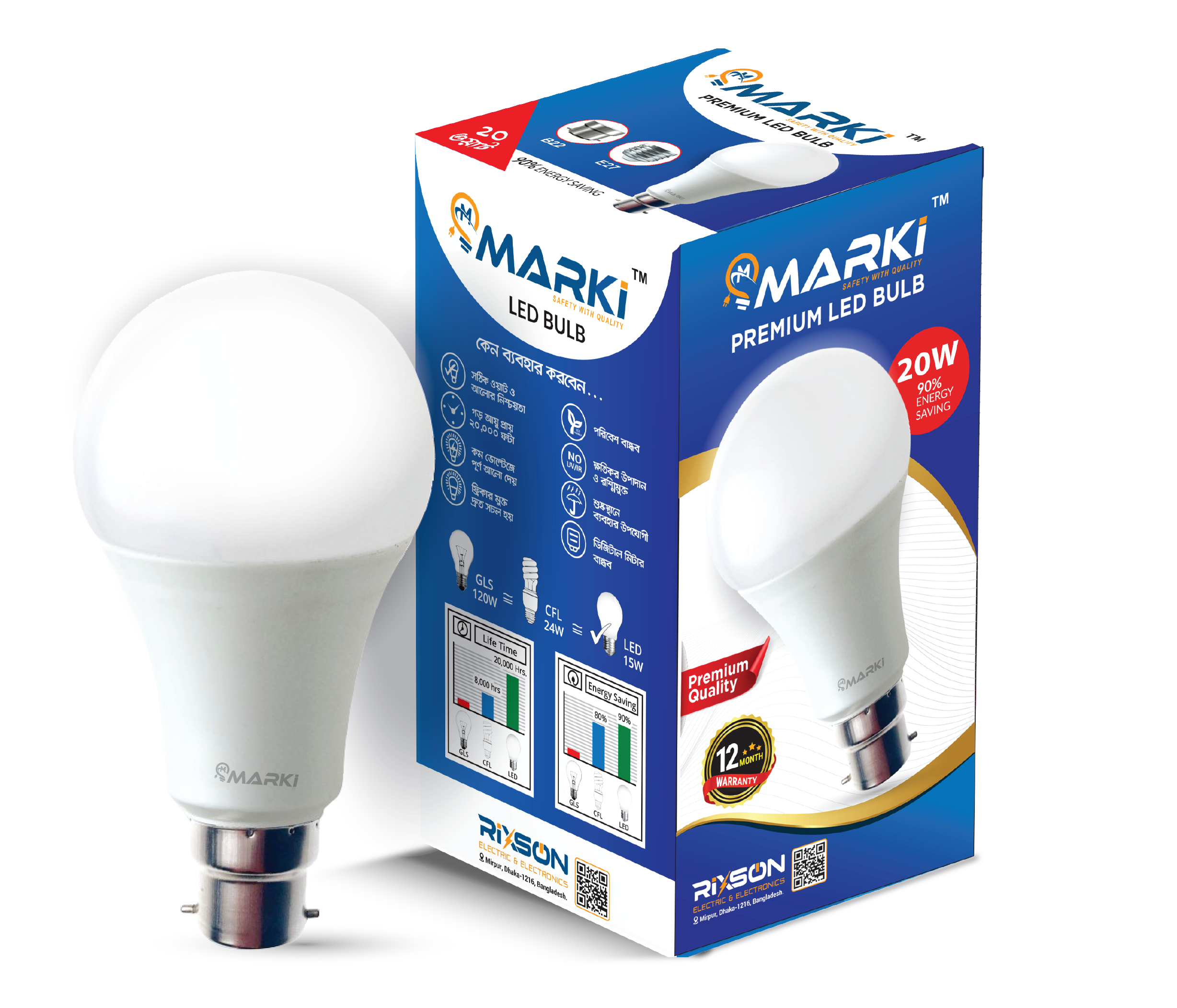 MARKI PREMIUM LED 20WATT