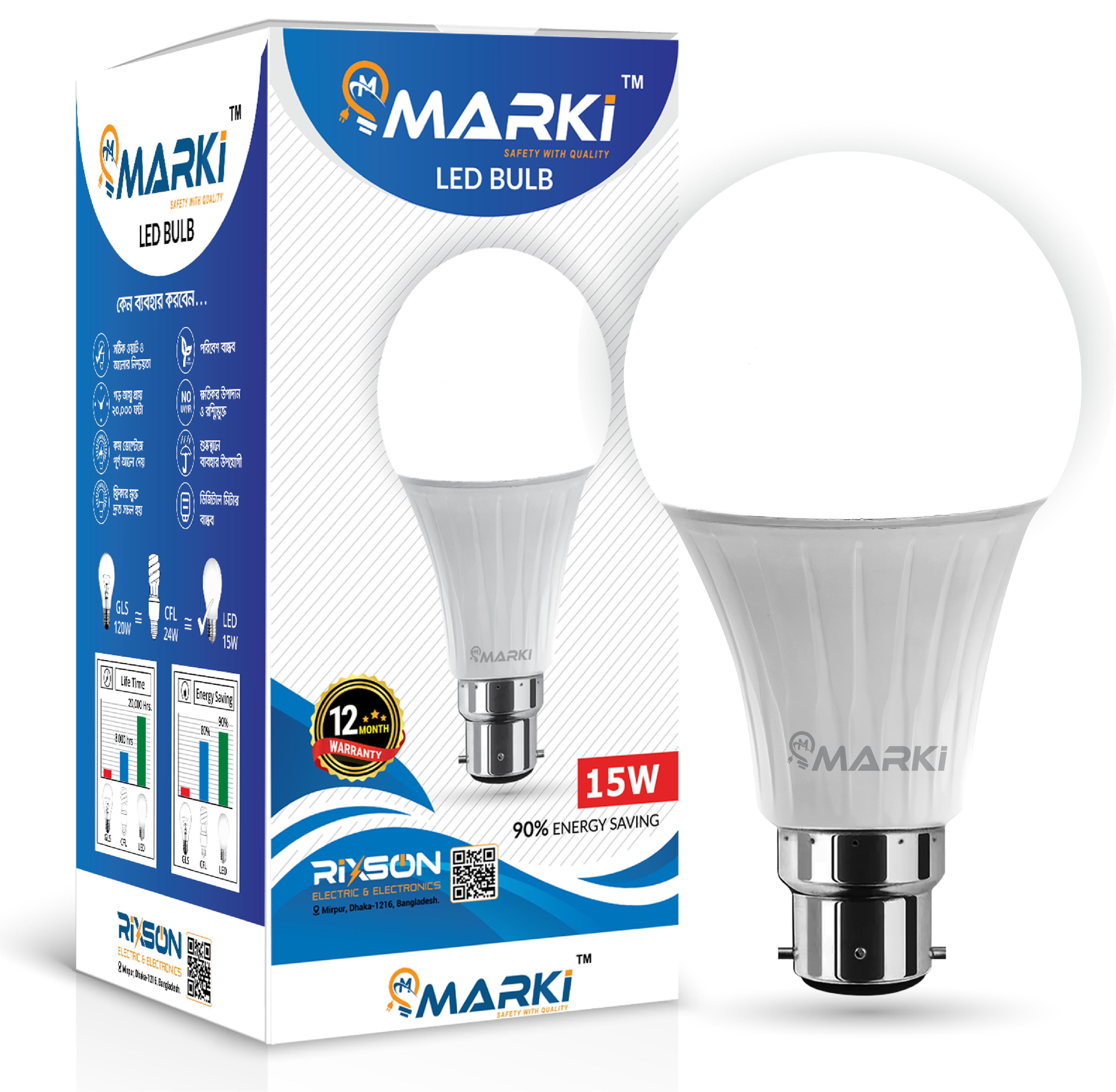 15 WATT MARKI LED